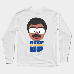 If Neil DeGrasse Tyson Was a Cartoon Character Long Sleeve T-Shirt